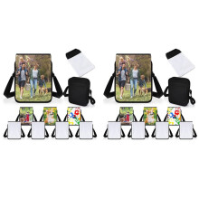 4 Pezzi Borse per Sublimazione Borsa A Tracolla per Sublimazione Borsa A Tracolla per Sublimazione Borsa Vuota per Sublimazione per il Compleanno