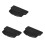 3X Zwart Batterijdeksel voor  PSP 2000 3000 1