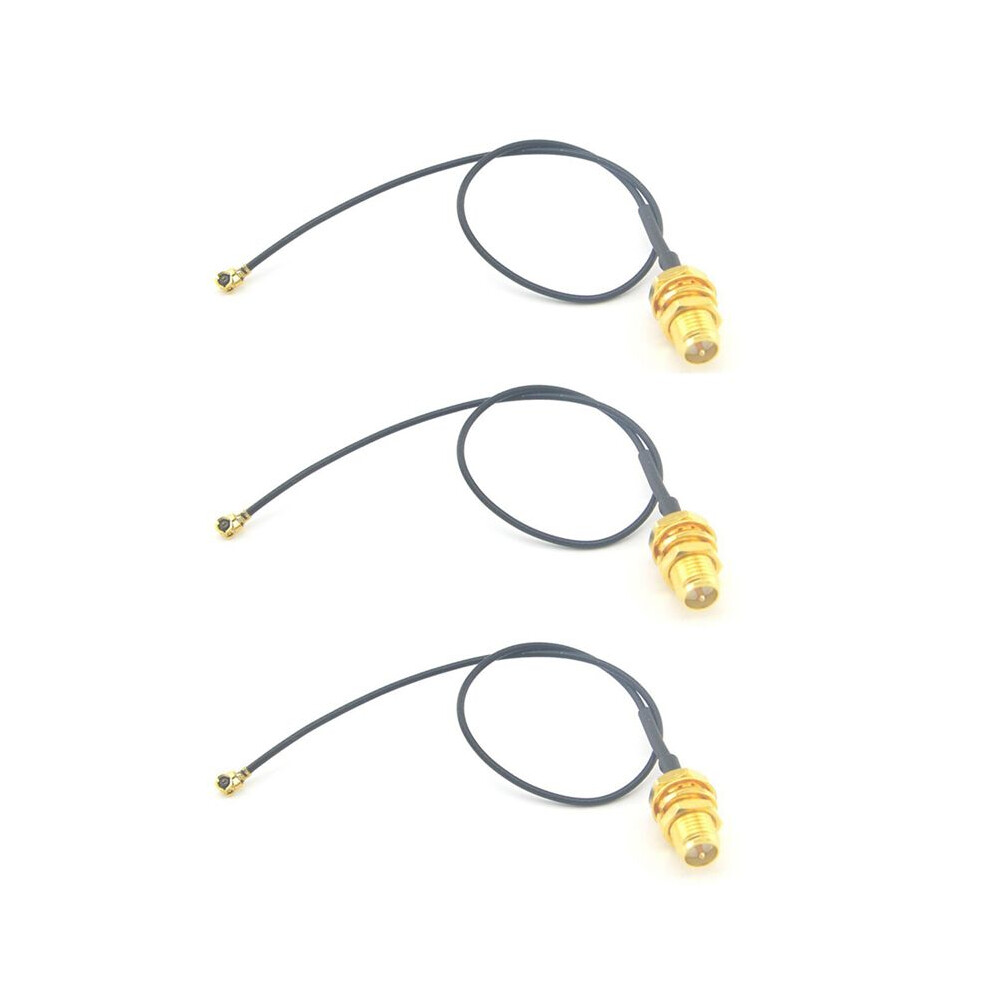 U.fl Pci To Rp-Sma Pigtail Antenna Wifi Cable Pack Of 6 Black 4711016423689