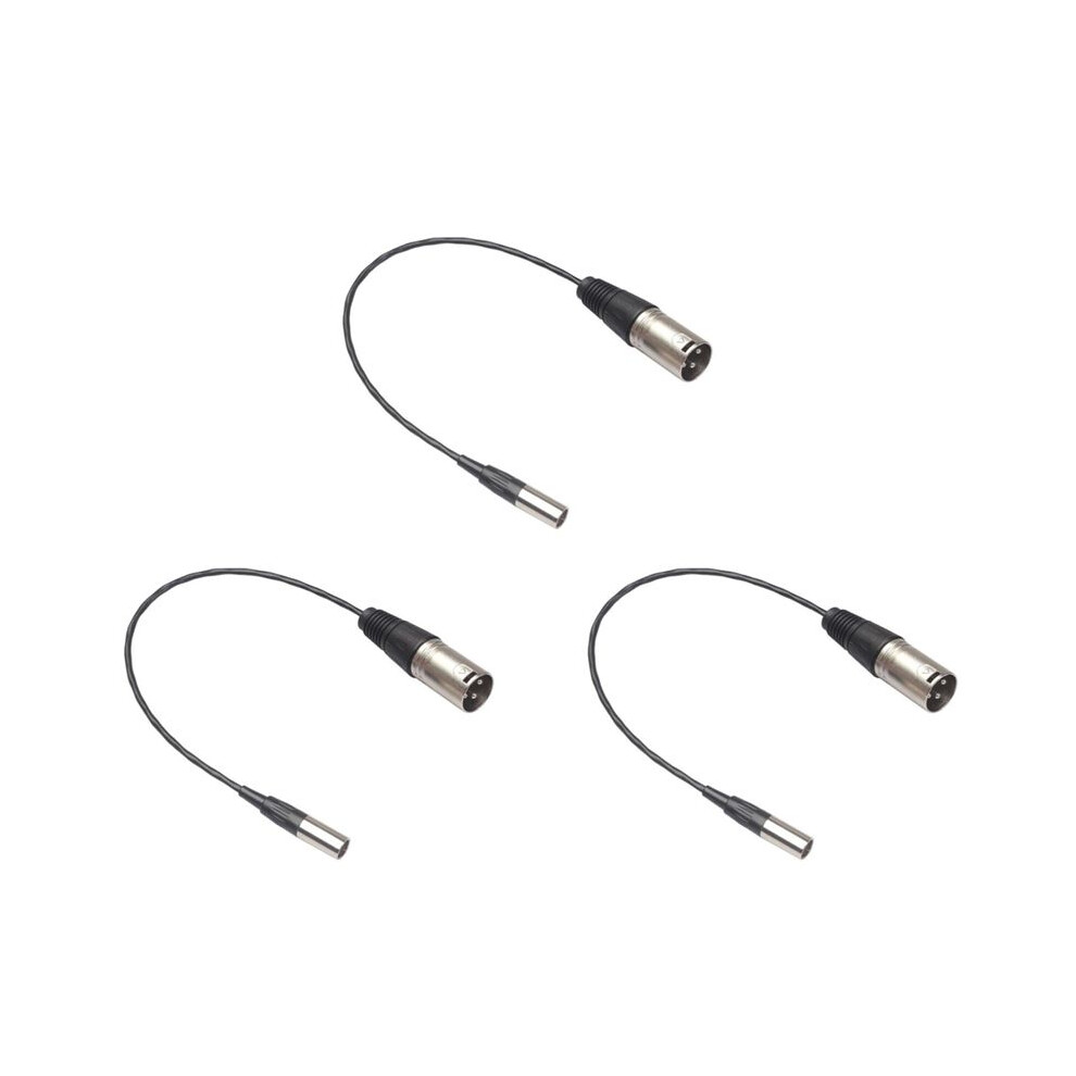 3X 3 Pin Male To 3 Pin Male Xlr Plug Audio Cable Xlr Male To Xlr Male Audio Cable Connector Microphone Cable 6133869967079