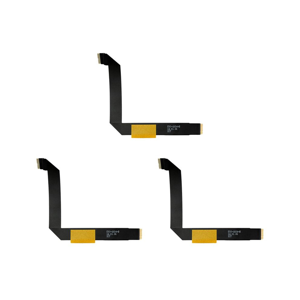 3X Trackpad Touchpad For 13Inch A1466 1466 593-1604-B Track Pad Touchpad Flex Cable Mid 2013-2017 Year Black 6033461037968
