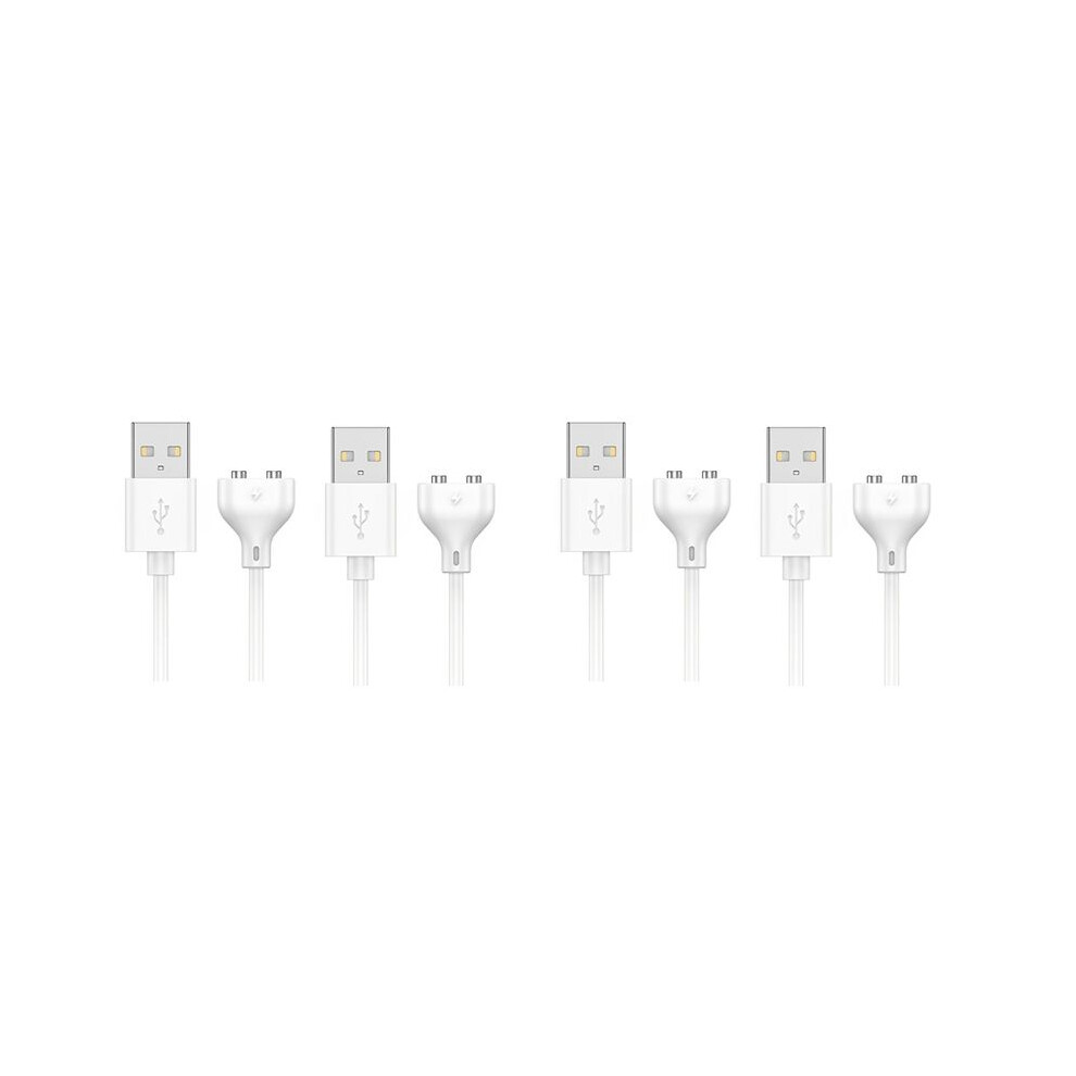 4Pcs Magnetic Usb Charger Cable, 0.8M Charging Cord For Massager, Electric Toothbrushes,Kids Watche,Facial Cleanser 4712937834172