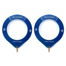 2X 9,9 KHz-181 MHz Frequentie Kleine Ronde Antenne Breedbandantenne Draagbare MW SW-Antenne voor Radio