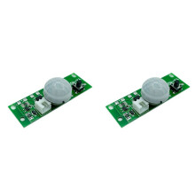 2X DIY Kits Solar Night Light Circuit Board Control Sensor Lithium Battery Charger Induction Distance