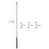 3X Antena de Teto AM/FM de 21,5 Polegadas Mastro de Carro para  Focus 2000-2007 98BZ18A886AA-CR198 Acessórios de Carro 9