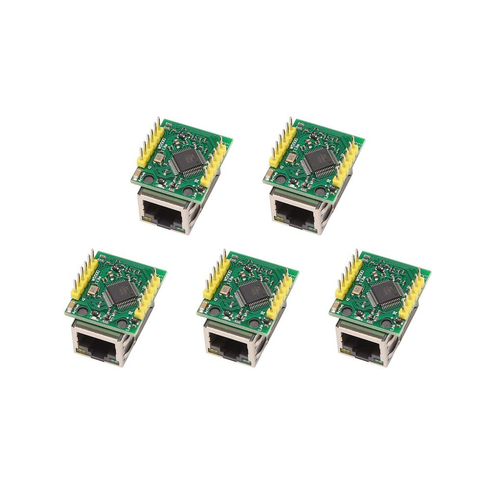 5X W5500 Ethernet Network Module Spi Interface Ethernet/Tcp/Ip Protocol Compatible Wiz820io 6031337804454