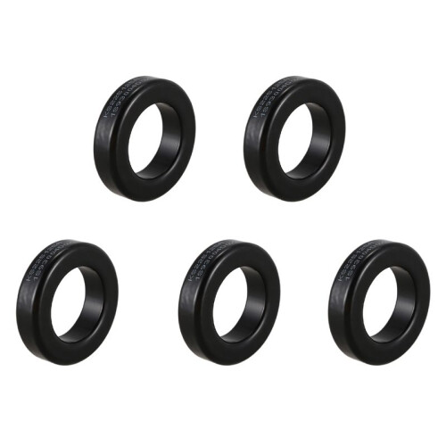 5X Transformator Drosselspulenteile Torus Ferritkern AS225-125A Schwarz