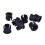 800 Pieces Black Plastic 5mm LED Clip Holder Display Panel Mount Cases 3