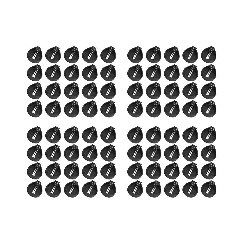 3V Cr2032 Cr2025 Button Cell Battery Holder Adapter Black 80 Pieces 4713319095679