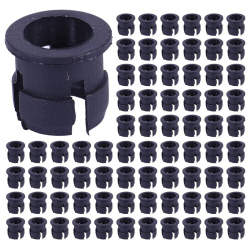 800 Pieces Black Plastic 5mm LED Clip Holder Display Panel Mount Cases