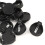 3V CR2032 CR2025 Button Cell Battery Holder Adapter Black 60 Pieces 3