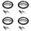 4X Solderless Connectors Design Guitar Cable Diy Guitar Pedal Patch Cable Kit 1