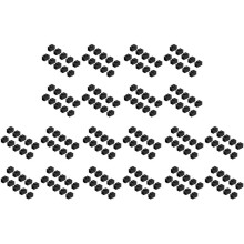 200Pcs RJ45 Connector Jack Cat6 Extension Coupler Ethernet Network LAN Cat 6 Coupler Jacks Extend Adapter,Black