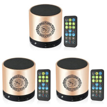 3X Quran Muslim Speaker, Koran Translation Small Portable Remote Control MP3 FM IF Player Ramadan Hajj