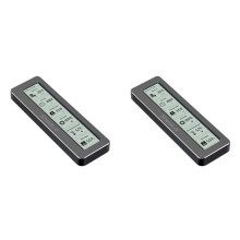 2X SHuoLe M. 2 NVME/NGFF Dual Protocol SSD Enclosure with Display Screen Intelligent Digital Type-C 3.2 10Gbps