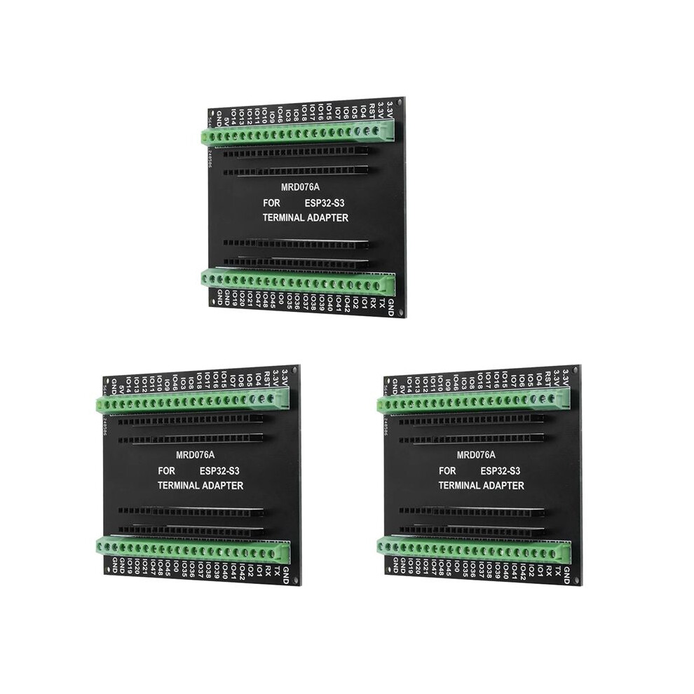 3X Esp32-S3 Expansion Board Gpio 1 Into 2 Breakout Board Double-Layers Expansion Board With N8r2/N16r8 Board B 4713635698578