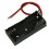 3X Black Plastic Battery Case Holder Wire 2 X 1.5V AAA 2