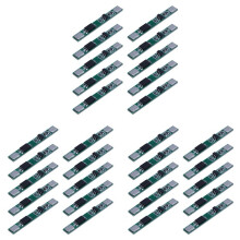 30 Pcs 1S 3.7V 4A Li-Ion BMS PCM 18650 Battery Protection Board PCB for 18650 Lithium Ion Li Battery Double MOS