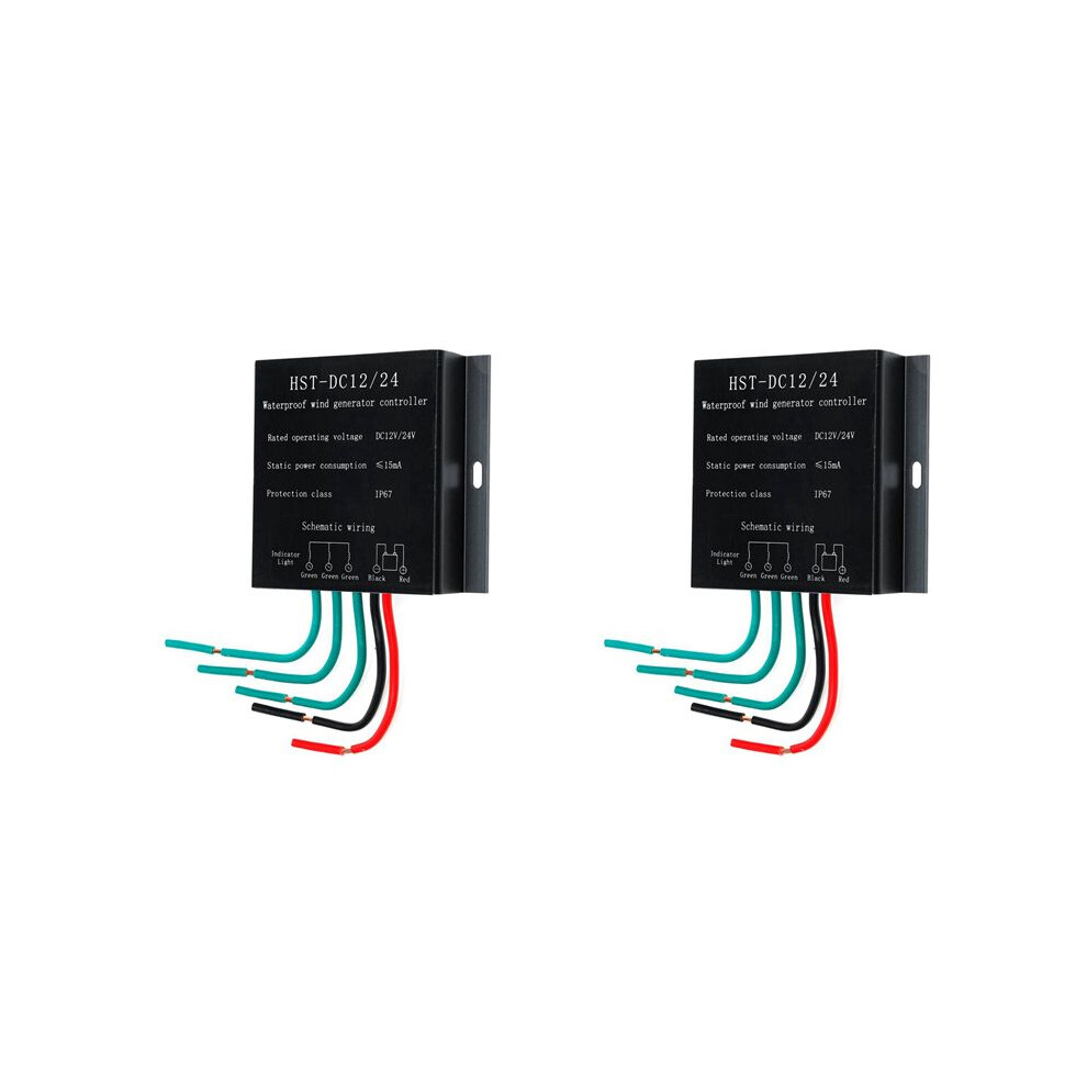 2X 12V/24V 9000W Wind Turbines Generator Controller Waterproof Battery Charge Overvoltage Protection Controller 4711206480256