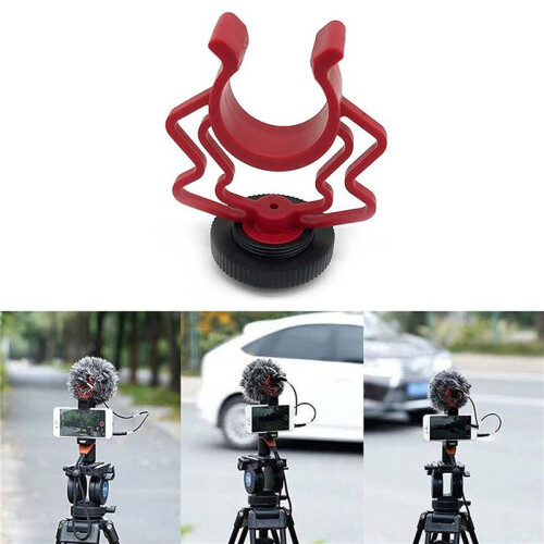 6PCS Universal Microphone Wavy Shock Mount Adapter Plastic Microphone Bracket Mount Replacement for  By-Mm1 1