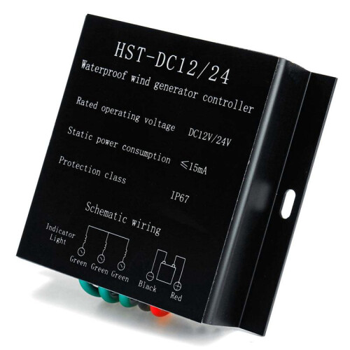 2X 12V/24V 9000W Wind Turbines Generator Controller Waterproof Battery Charge Overvoltage Protection Controller 2
