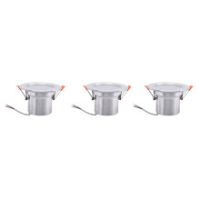 3X 8Ohm 10W Bathroom Ceiling Speaker Background Music System Moisture-Proof Aluminum Can Fashion In-Ceiling Speaker