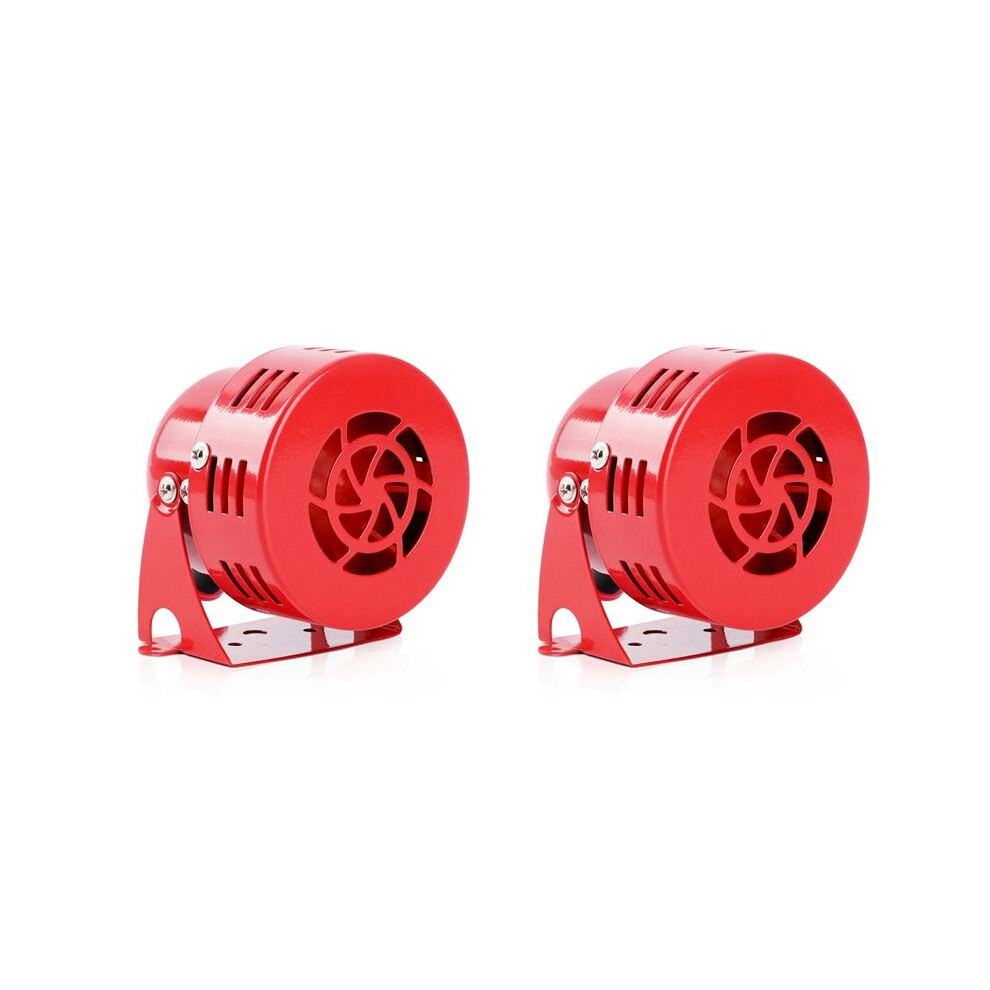 2X Ac110v Air Siren Horn Speaker Alarm Sound Electric Motor Driven Factory Vehicle Loudly Siren Horn 4713143443561
