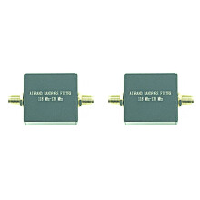 2X 118MHz-138MHz Airband Bandpass Filter BPF for RX Only