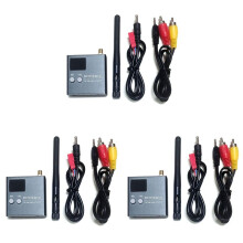 3X RC832Mini 4.9-5.8G 56CH High Sensitivity Receiver Wireless Receiver with A/V and Power Cable for FPV Multirotor
