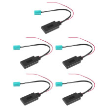 5X Auto Module Aux Adapter Draadloze Radio Speler Stereo Aux-in Audiokabel voor Cloo Kangoo Megane voor Scenic