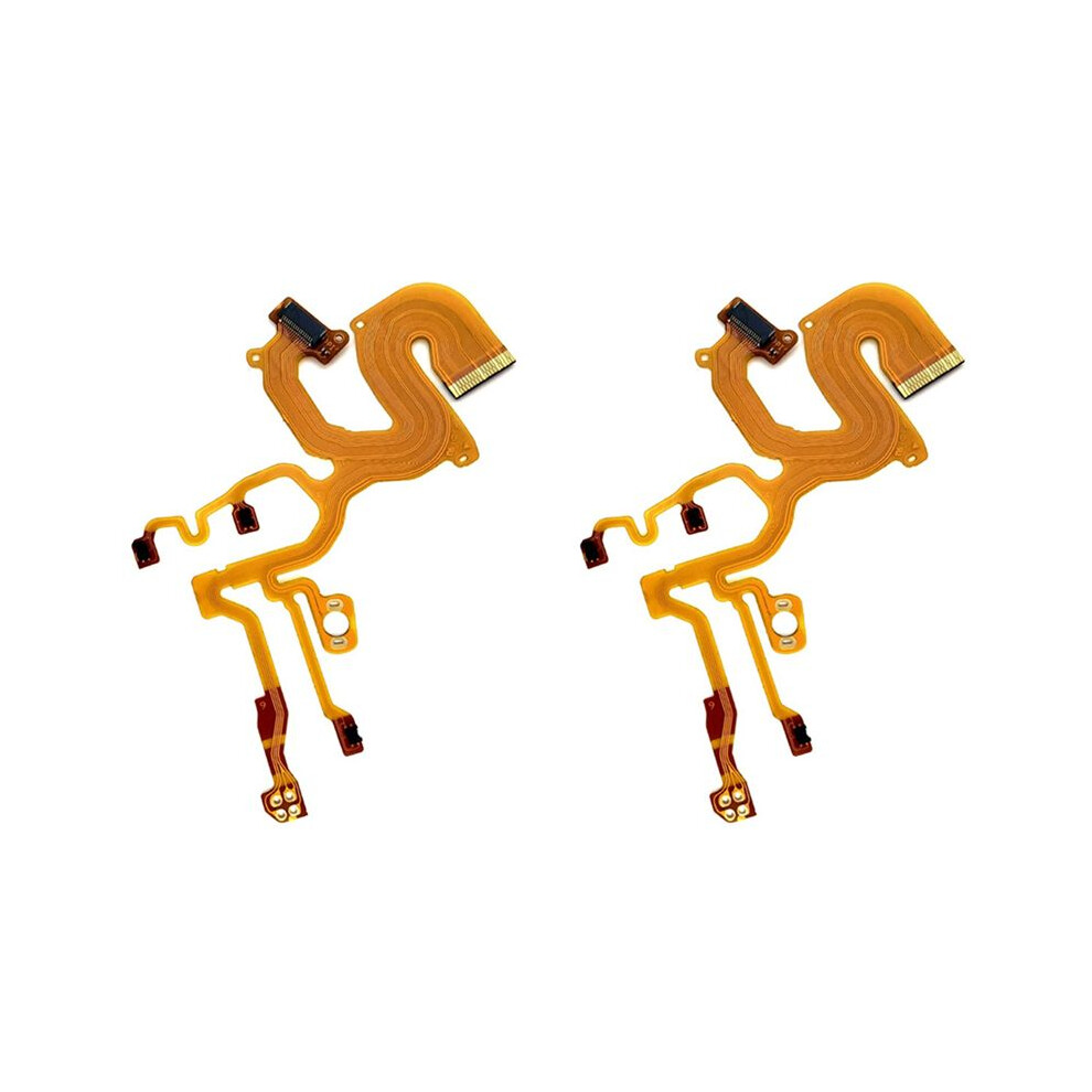 2Pcs New Lens Back Main Flex Cable For Dsc-W730 Dsc-W830 W730 W830 Digital Camera Yellow 4711129756261