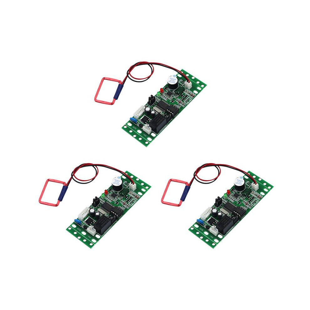 3X RFID Embed Control Module,Intercom Access ,Elevator Access Control 9-30V  Power Access Controller Module ID Module