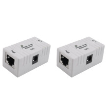 2X 100 Mbps 5V 12V 24V 48V/1A BJW POE Injector Power Splitter for IP Camera POE Adapter Module Accessories-White