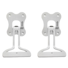 2X Speaker Metal Wall Mount for Era 100 Wireless Speaker, Adjustable Wall Stand Holder for Era 100 (White)