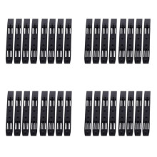 16 Paar Rails voor Harde Schijven Chassiskooi Accessoires Drive Bay Slider Plastic Rails voor 3,5 Tot 5,25 Inch Ladecaddy voor Harde Schijven