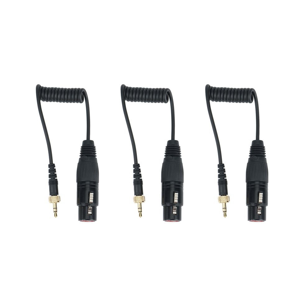 3X Locking Type 3.5Mm To 3.5Mm Trs To Xlr Female Microphone Output Universal Audio Cable 6131667504649
