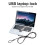 10X USB Password Lock Computer Lock Password Protection Anti-Theft Lock Universal Laptop Computer Password Lock 2