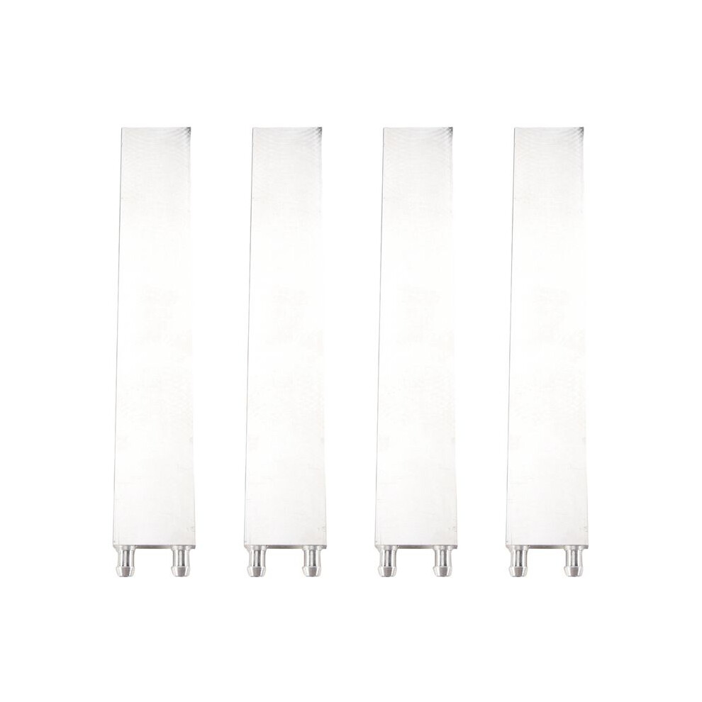 4X Aluminum Water Cooling Block 240X40x12mm Cooler For Computer Cpu Radiator Silver 6033581123176