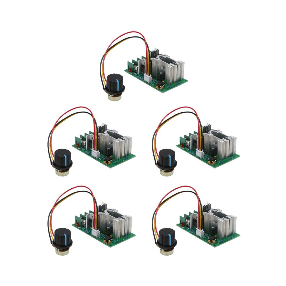5X 20A Pwm Motor Speed Controller 12V 24V 36V 48V With Potentiometer Knob 6033600711179