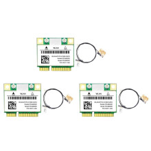 3X RTL8822CE WLAN-Karte+Antenne 1200Mbps 2.4G+5Ghz 802.11AC Netzwerk PCIe BT5.0 Unterstützt Laptop/PC Windows 10/11