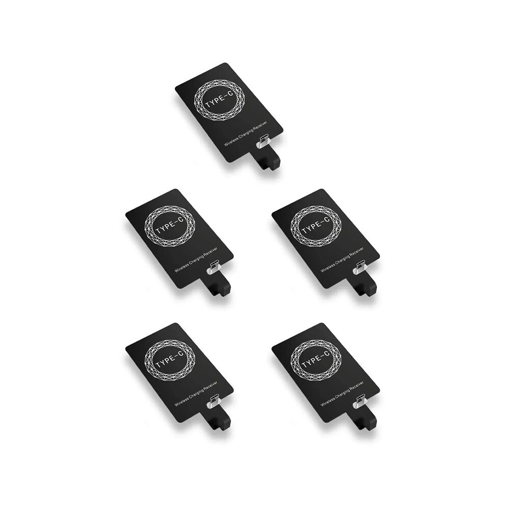 5X Type-C Wireless Charging Receiver Type C Fast Wireless Charger Adapter For 6032645625700