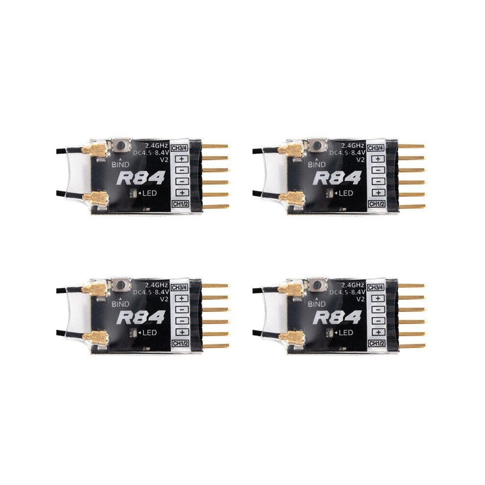 4X For Radiomaster R84 V2 4Ch Compatible Pwm Rc Receiver For Frsky D8 D16 Sfhss Radiomaster Tx12 T16s Transmitter 6034191394246