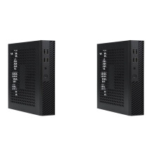 2X DX01 Sottile  ITX Telaio per Computer Desktop Telaio per Computer Sottile A Mezza Altezza Custodia per Computer Desktop Portatile