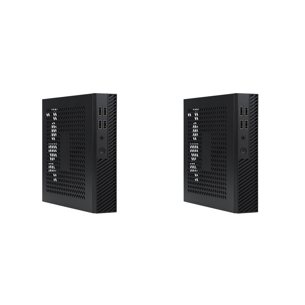 2X Dx01 Thin Itx Desktop Computer Chassis Thin Half Height Computer Chassis Portable Desktop Computer Case 4712778481160