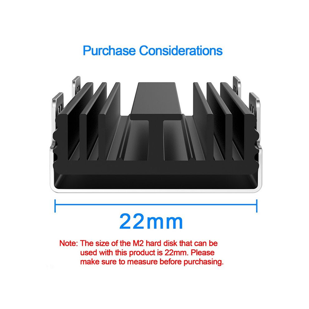 3X M.2 Ssd Nvme Heat Sink M2 2280 Solid State Hard Disk Aluminum Heatsink Gasket For M.2 2230 2280 Ngff Nvme Ssd 6133381029101