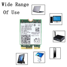 2X AX201 AX201NGW Tarjeta WiFi con 2XAntenna M.2 CNVio2 2.4 Ghz/5Ghz WiFi 6 3000Mbps 5.1 Adaptador WiFi para Win10