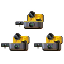 3X Microphone Cravate Sans Fil J6 Plug & pour Enregistrement Vidéo, Vlog, Streaming en Direct et Interviews Type-C