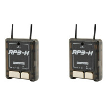 2X Receptor RP3-H ExpressLRS ELRS de 2,4 GHz con Antena Dual y TCXO Incorporado para Controlador de Vuelo de Helicóptero NEXUS