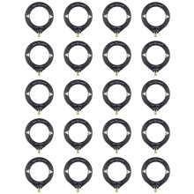 20X Antenne -Cadre 10 KHz-180 MHz, Couverture Toutes Bandes, Anneau Donut, Compatible Ondes Courtes/Ondes Moyennes SDR, pour Radio, Noir.