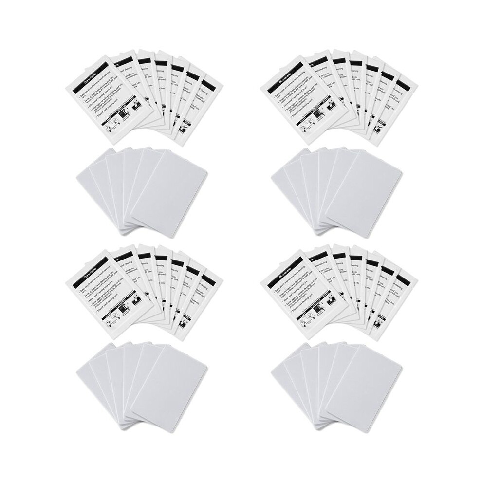 Cr80 Cleaning Cards, Dual Side Card Reader Cleaner, Pos Swipe Terminal Cleaning Cards -Cr80 Card Chip Cleaner (40Pcs) 6032992787731